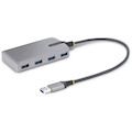 StarTech.com USB Hub - USB 3.2 (Gen 1) Type A - Portable - Space Gray