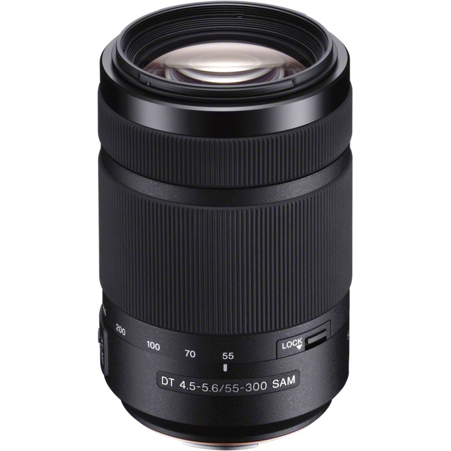 Sony SAL55300 - 55 mm to 300 mm - f/29 - f/5.6 - Telephoto Zoom Lens for Sony Alpha