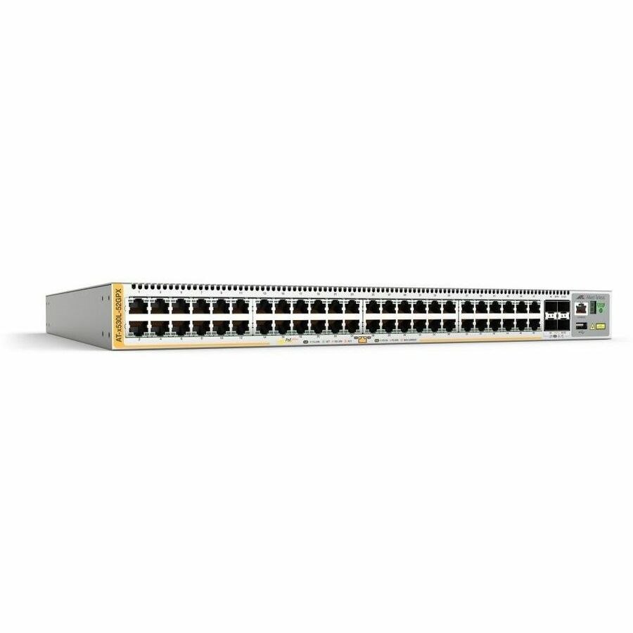 Allied Telesis x530L X530L-52GPX 48 Ports Manageable Layer 3 Switch - Gigabit Ethernet - 10GBase-X, 10/100/1000Base-T