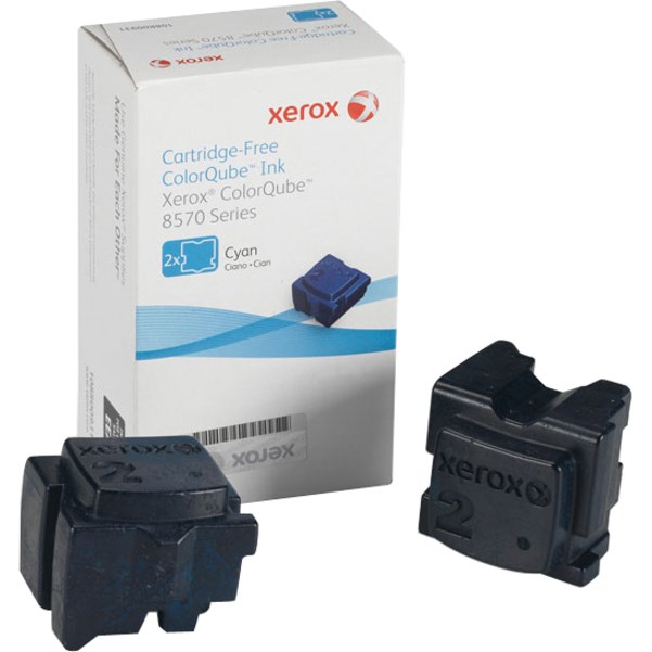 Xerox 108R00931 Solid Ink Solid Ink Stick - Cyan - 2 / Pack