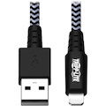 Eaton Tripp Lite Series Heavy-Duty USB-A to Lightning Sync/Charge Cable, MFi Certified - M/M, USB 2.0, 3 ft. (0.91 m)
