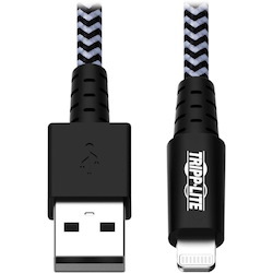 Eaton Tripp Lite Series Heavy-Duty USB-A to Lightning Sync/Charge Cable, MFi Certified - M/M, USB 2.0, 6 ft. (1.83 m)