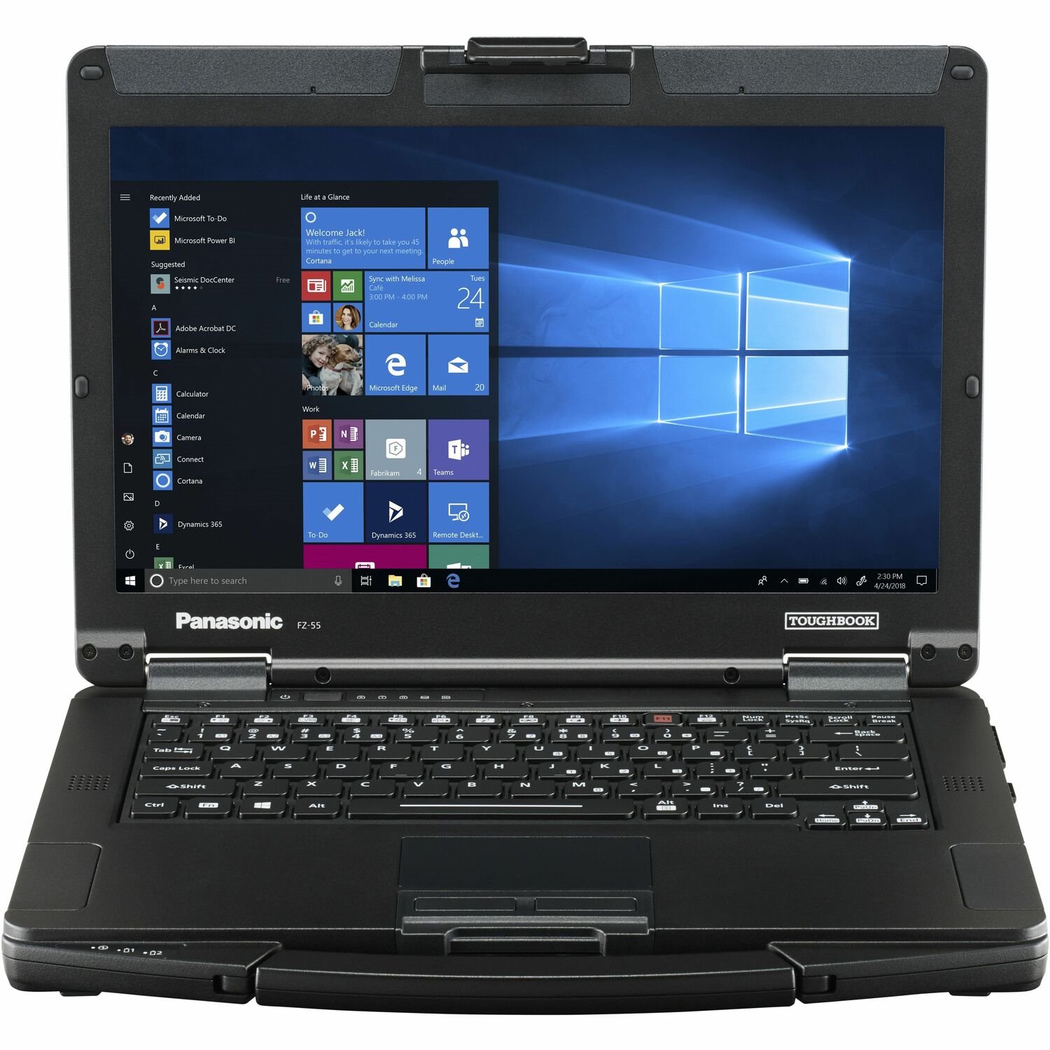 Panasonic TOUGHBOOK FZ-55 FZ-55FZ-4WAM 14" Touchscreen Semi-rugged Notebook - Full HD - Intel Core i5 11th Gen i5-1145G7 - vPro Technology - 16 GB - 512 GB SSD