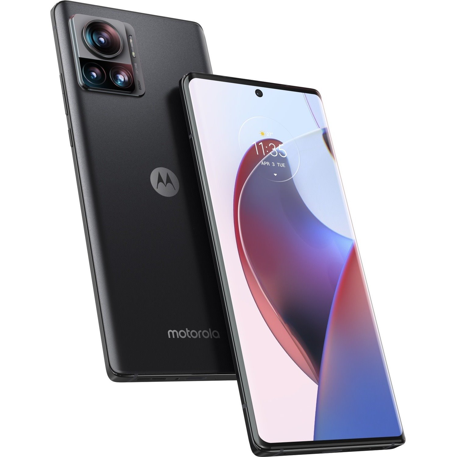 Motorola Mobility edge 30 ultra 256 GB Smartphone - 16.9 cm (6.7") P-OLED Full HD Plus 2400 x 1080 - Octa-core (Cortex X2Single-core (1 Core) 3.19 GHz + Cortex A710 Triple-core (3 Core) 2.75 GHz + Cortex A510 Quad-core (4 Core) 1.80 GHz) - 12 GB RAM - Android 12 - 5G - Interstellar Black