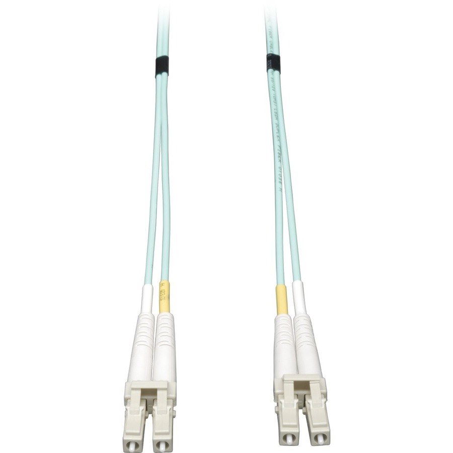 Eaton Tripp Lite Series 10Gb Duplex Multimode 50/125 OM3 LSZH Fiber Patch Cable (LC/LC) - Aqua, 5M (16 ft.)
