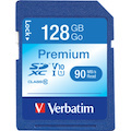 Verbatim Premium 128 GB Class 10/UHS-I (U1) SDXC - 1 Pack - TAA Compliant
