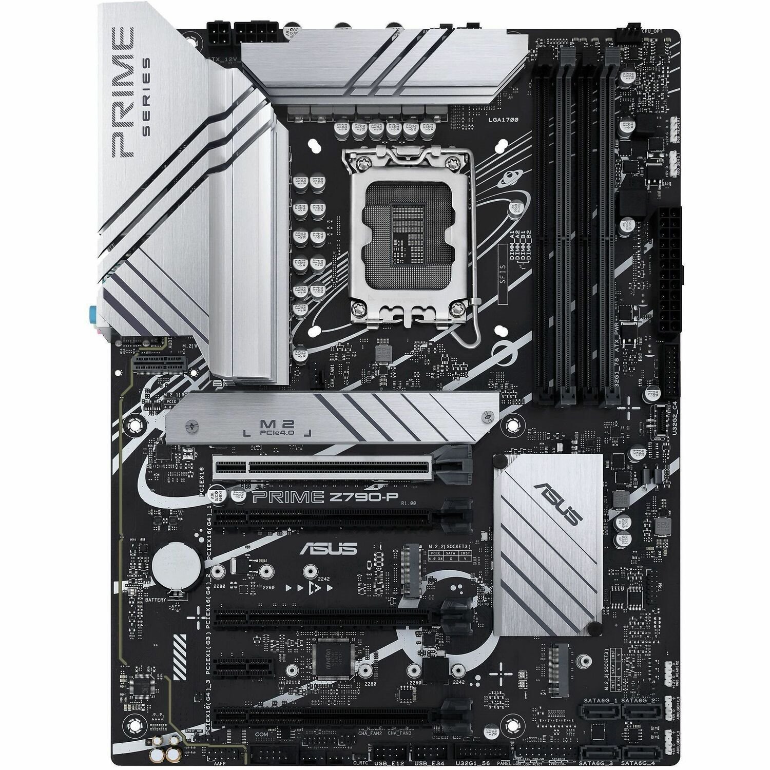 Asus Prime Z790-P Desktop Motherboard - Intel Z790 Chipset - Socket LGA-1700 - ATX