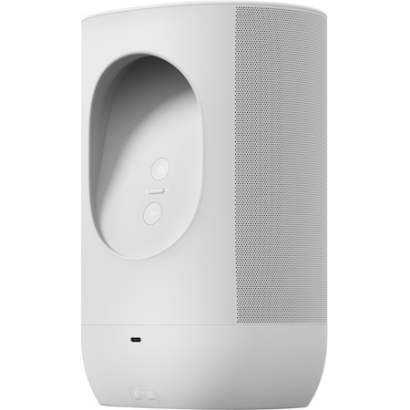 SONOS MOVE Portable Bluetooth Smart Speaker - Alexa, Google Assistant Supported - Lunar White