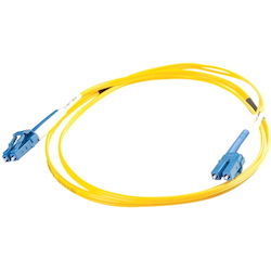 C2G 98.4ft (30m) LC-LC 9/125 OS2 Duplex Single-Mode PVC Fiber Optic Cable - Yellow