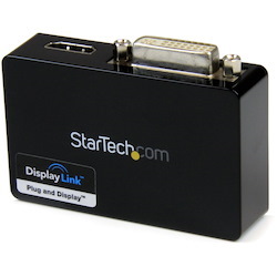 StarTech.com USB 3.0 to HDMI&reg; and DVI Dual Monitor External Video Card Adapter