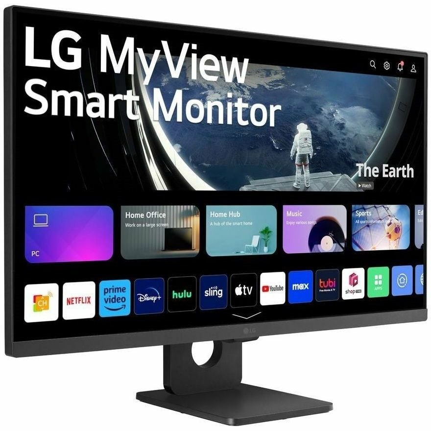 LG MyView 27SR50F-B 32" Class Full HD Smart LCD Monitor - 16:9 - White