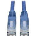 Eaton Tripp Lite Series Cat6 Gigabit Snagless Molded (UTP) Ethernet Cable (RJ45 M/M), PoE, Blue, 7 ft. (2.13 m)