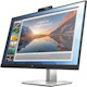 HP E24D G4 24" Class Webcam Full HD LCD Monitor - 16:9 - Black