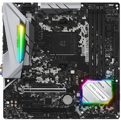 ASRock Prime B450M Steel Legend Desktop Motherboard - AMD B450 Chipset - Socket AM4 - Micro ATX