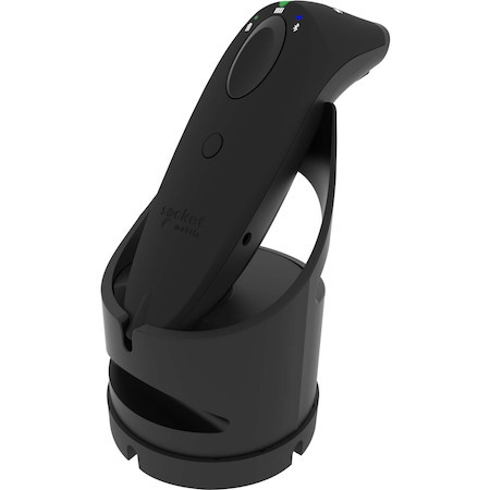 Socket Mobile SocketScan&reg; S730, Laser Barcode Scanner, Black & Black Charging Dock