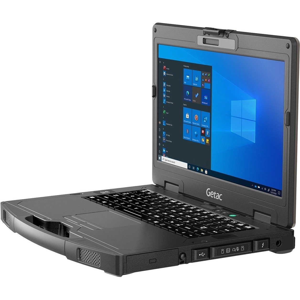 Getac S410 S410 G4 14" Touchscreen Semi-rugged Notebook - HD - 1366 x 768 - Intel Core i5 11th Gen i5-1145G7 - 16 GB Total RAM - 256 GB SSD
