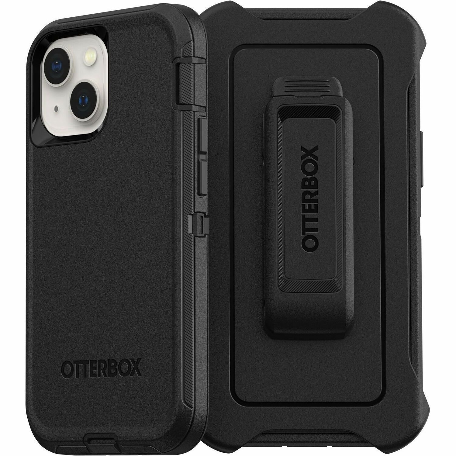 OtterBox Defender Carrying Case (Holster) Apple iPhone 13 mini, iPhone 12 mini Smartphone - Black