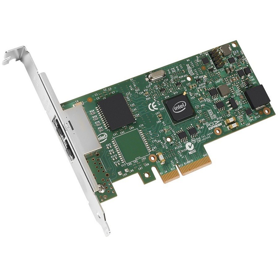 Intel I350 I350-T2 Gigabit Ethernet Card for Server - 10/100/1000Base-T - Plug-in Card