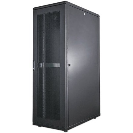 Network Cabinet, Free Standing (Standard), 42U, 1000mm Deep (800mm Wide), Black, Assembled, Max 1500kg, Server Rack, IP20 rated, 19" , Steel, Multi-Point Door Lock, One Lock Per Side Panel, Three Year Warranty