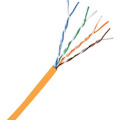 Comprehensive Cat 5e 350MHz Solid Orange Bulk Cable 1000ft