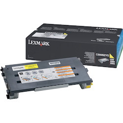 Lexmark Original Laser Toner Cartridge - Yellow - 1 Each