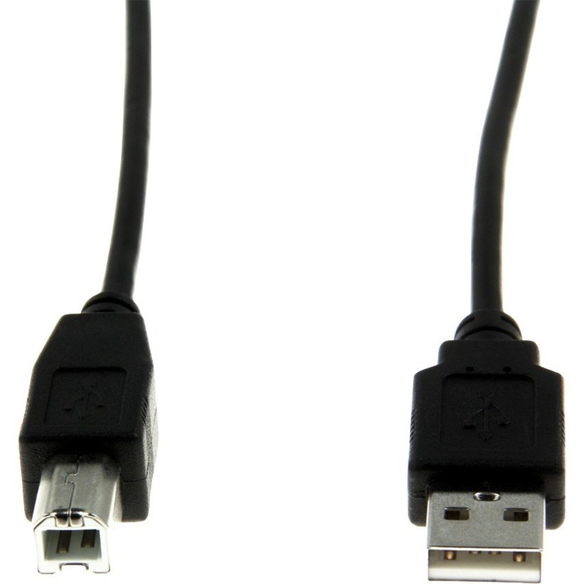 Rocstor Premium High Speed USB 2.0 - 10 ft USB cable - 4 pin USB Type A (M) - 4 pin USB Type B (M) - 1.8 m (USB / Hi-Speed USB ) - Type A Male - Type B Male - For printers, scanners or external USB hard drives - 10ft CABLE M/M