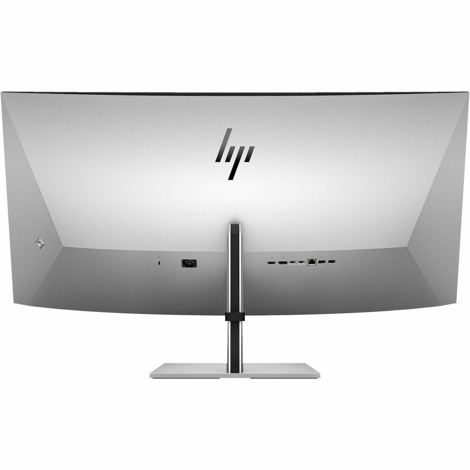 HP 740pm 40" Class Webcam 5K2K WUHD Curved Screen LED Monitor - 21:9 - Silver, Black