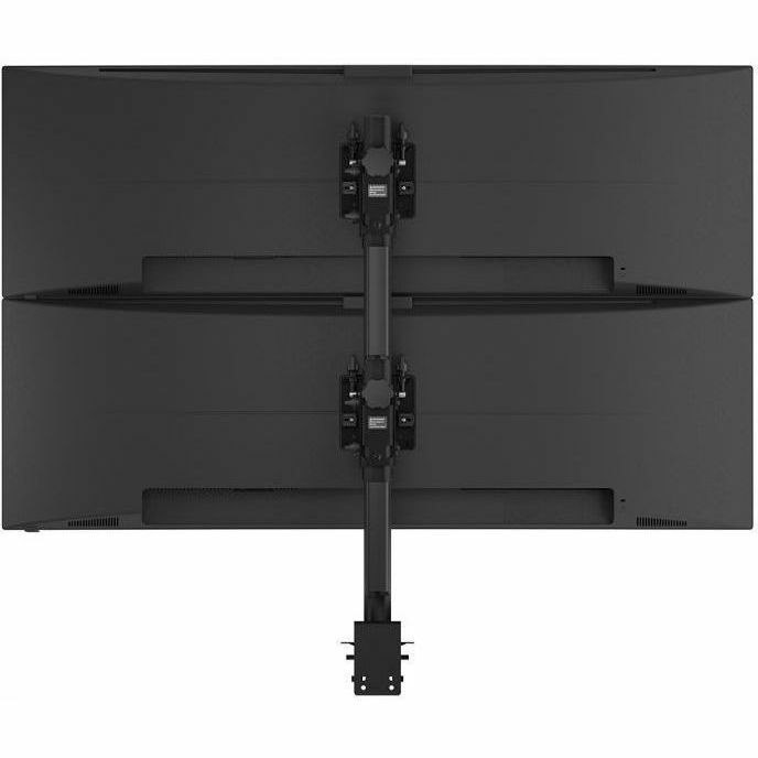 Atdec Desk Mount for Monitor, Display, Computer, Flat Panel Display, Curved Screen Display - Black - Vertical