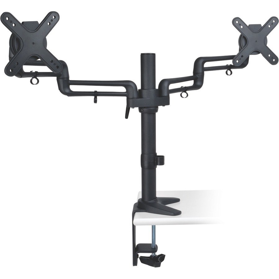 Eaton Tripp Lite Series Dual Full Motion Flex Arm Desk Clamp for 13" to 27" Monitors