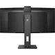 Philips Ultrawide 34B1U5600CH 34" Class Webcam UW-QHD Curved Screen LCD Monitor - 21:9 - Textured Black