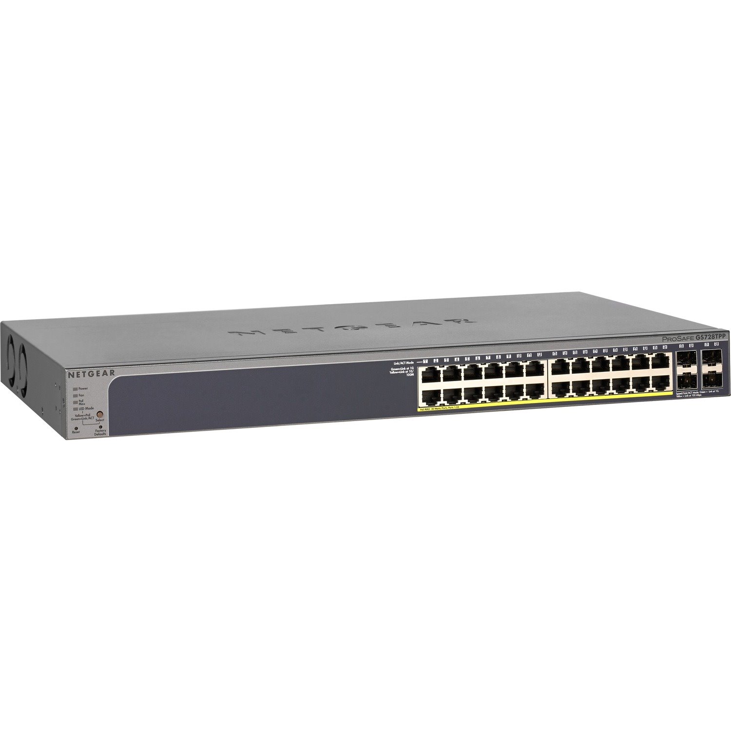 Netgear 24-Port Gigabit PoE+ Smart Managed Pro Switch with 4 SFP Ports