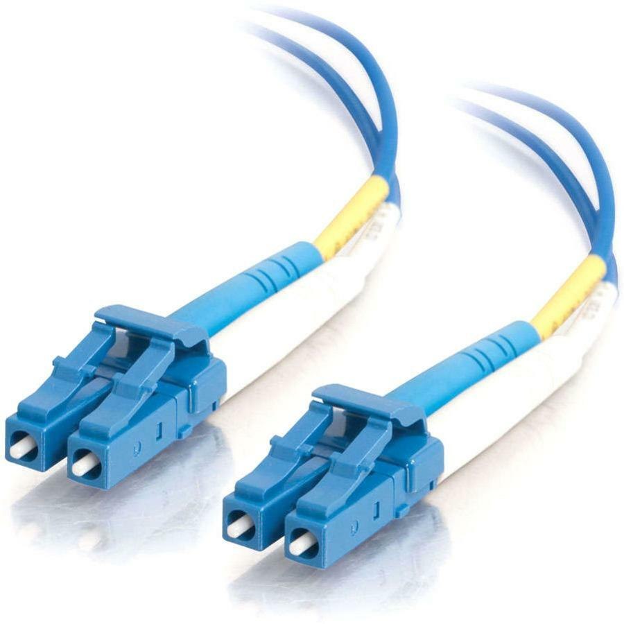 C2G-1m LC-LC 9/125 OS1 Duplex Singlemode Fiber Optic Cable (Plenum-Rated) - Blue