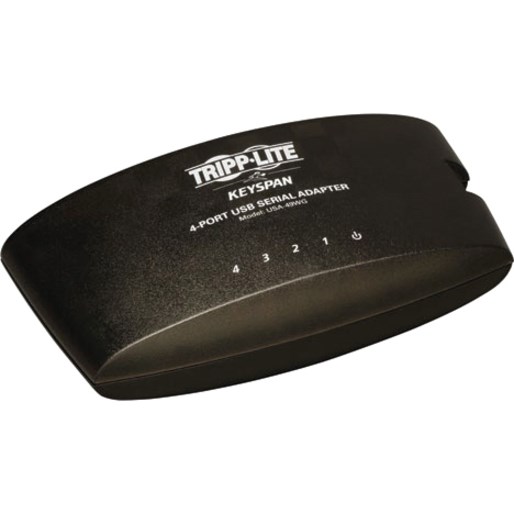 Eaton Tripp Lite Series USB-A to Serial Adapter Hub (DB9) - Keyspan, High-Speed (M/M), 4-Port