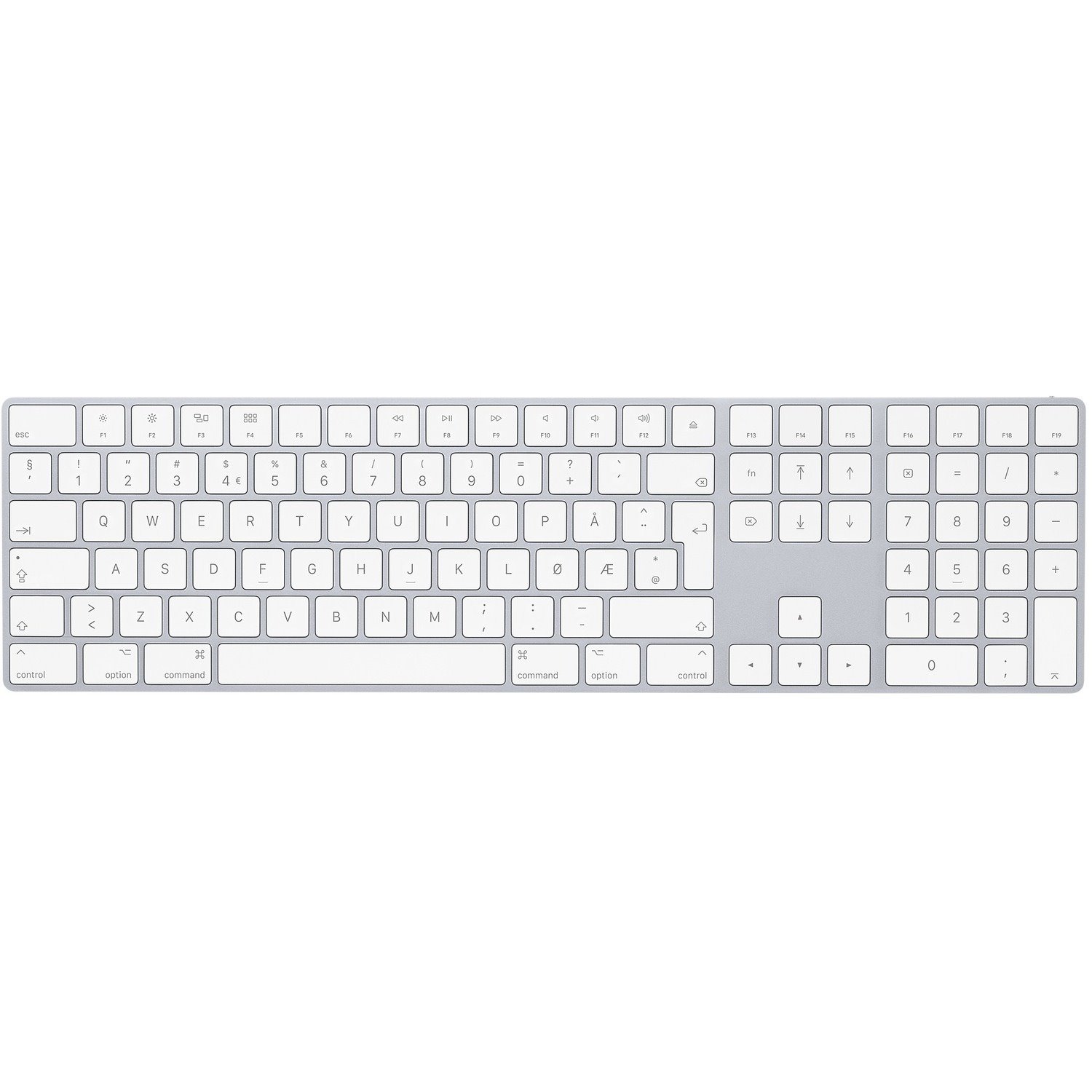 Apple Magic Keyboard - Wireless Connectivity - USB Interface - Norwegian