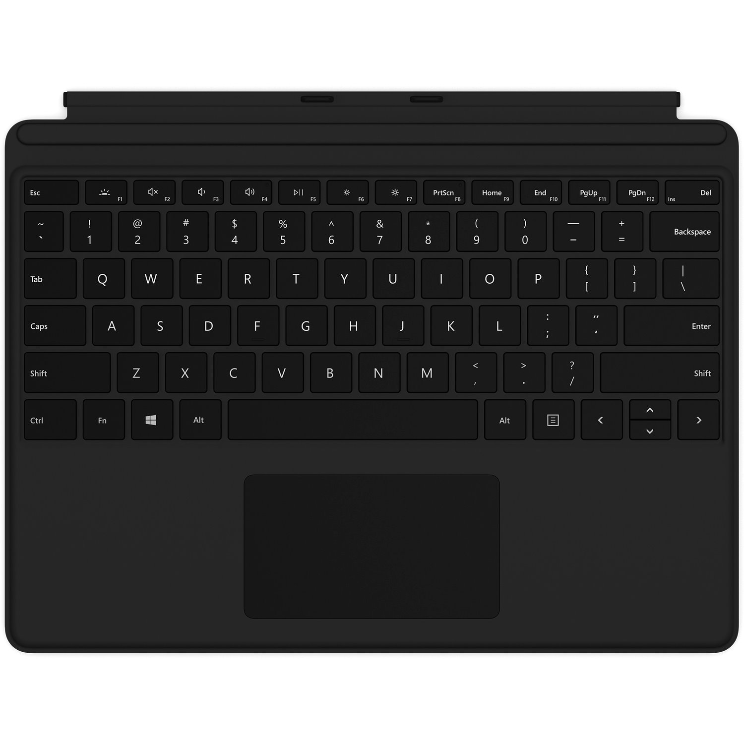 Microsoft Keyboard/Cover Case Microsoft Surface Pro 8, Surface Pro X Tablet - Black