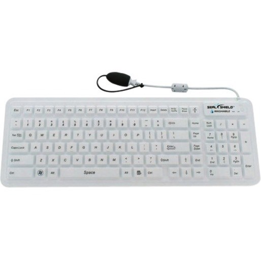 Seal Shield SW106G2M Keyboard - Cable Connectivity - USB Interface - English (US)