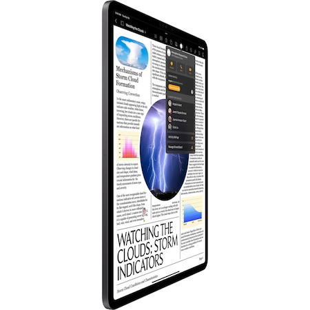 Apple iPad Pro (4th Generation) A2761 Tablet - 11" - Apple M2 Octa-core - 8 GB - 1 TB Storage - iPad OS - 5G - Space Gray