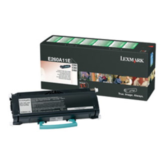 Lexmark 0E260A11E Original Laser Toner Cartridge - Black - 1 Pack