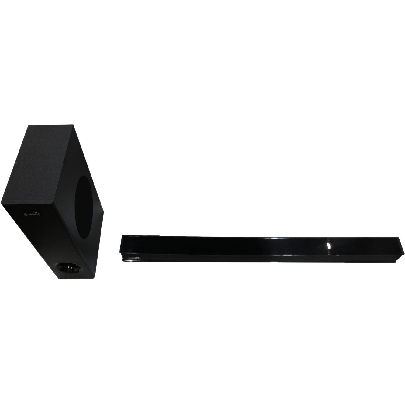 Supersonic SC-1422SBW 2.1 Bluetooth Sound Bar Speaker - 60 W RMS - Black