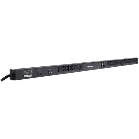 CyberPower PDU81105 Single Phase 200 - 240 VAC 30A Switched Metered-by-Outlet PDU