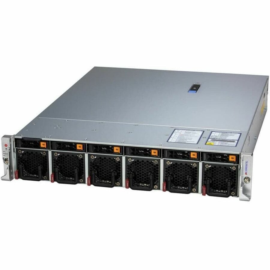 Supermicro SuperServer SYS-221HE-TNR Server Barebone System - 2U Rack-mountable - Socket LGA-4677 - 2 x Processor Support