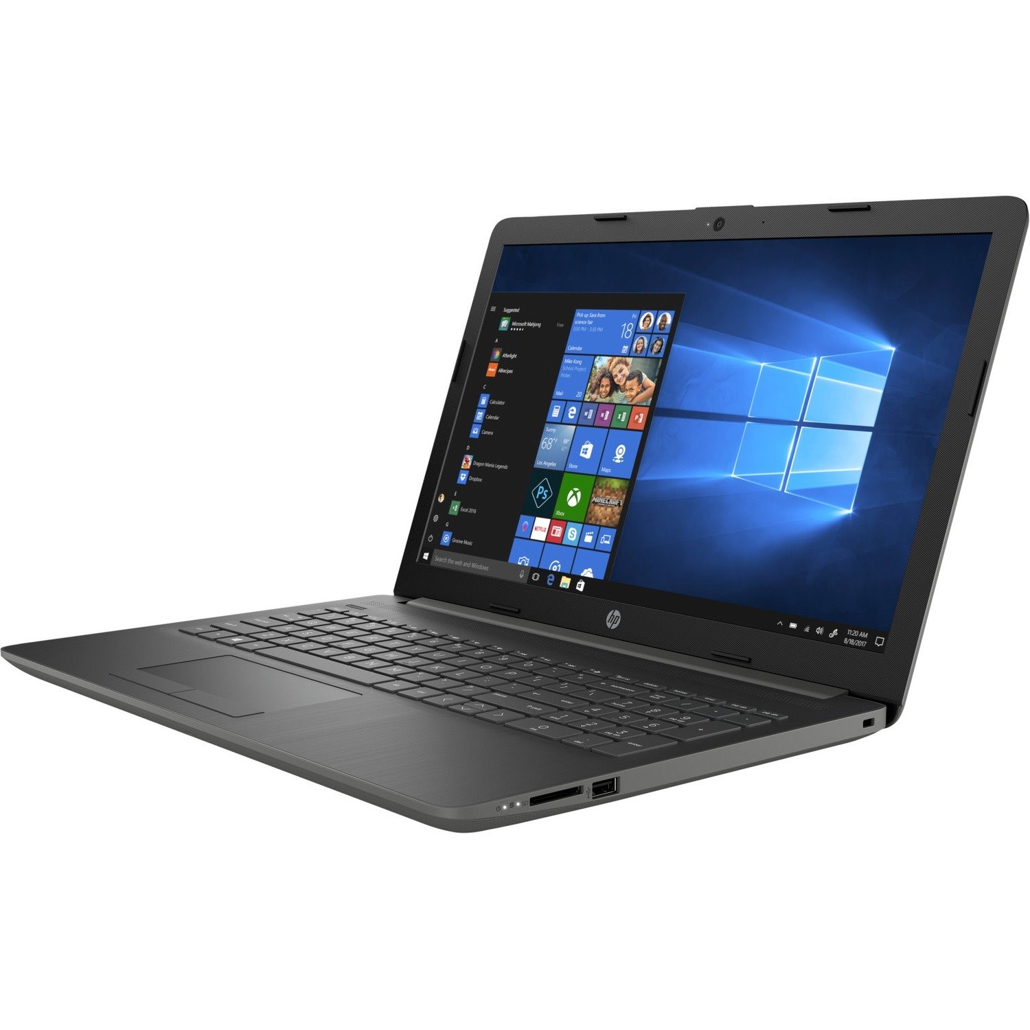 HP 15-da1000 15-da1007ca 15.6" Touchscreen Notebook - 1366 x 768 - Intel Core i5 8th Gen i5-8265U Quad-core (4 Core) 1.60 GHz - 12 GB Total RAM - 1 TB HDD - Refurbished