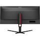 AOC AGON U34G3XM 34" Class UW-QHD Gaming LCD Monitor - 21:9 - Black, Red