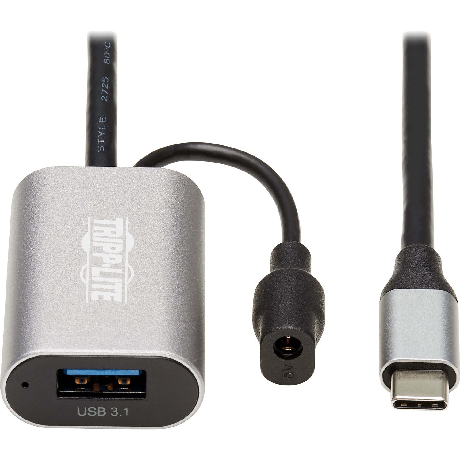 Tripp Lite by Eaton USB 3.2 Gen 1 Active Extension Cable - USB-C to USB-A (M/F), 5 Gbps, Data Only, 5 m (16.4 ft.)