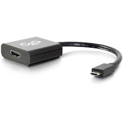 C2G USB C to HDMI Adapter - USB C to HDMI Adapter - 4K 30Hz - Black - M/M