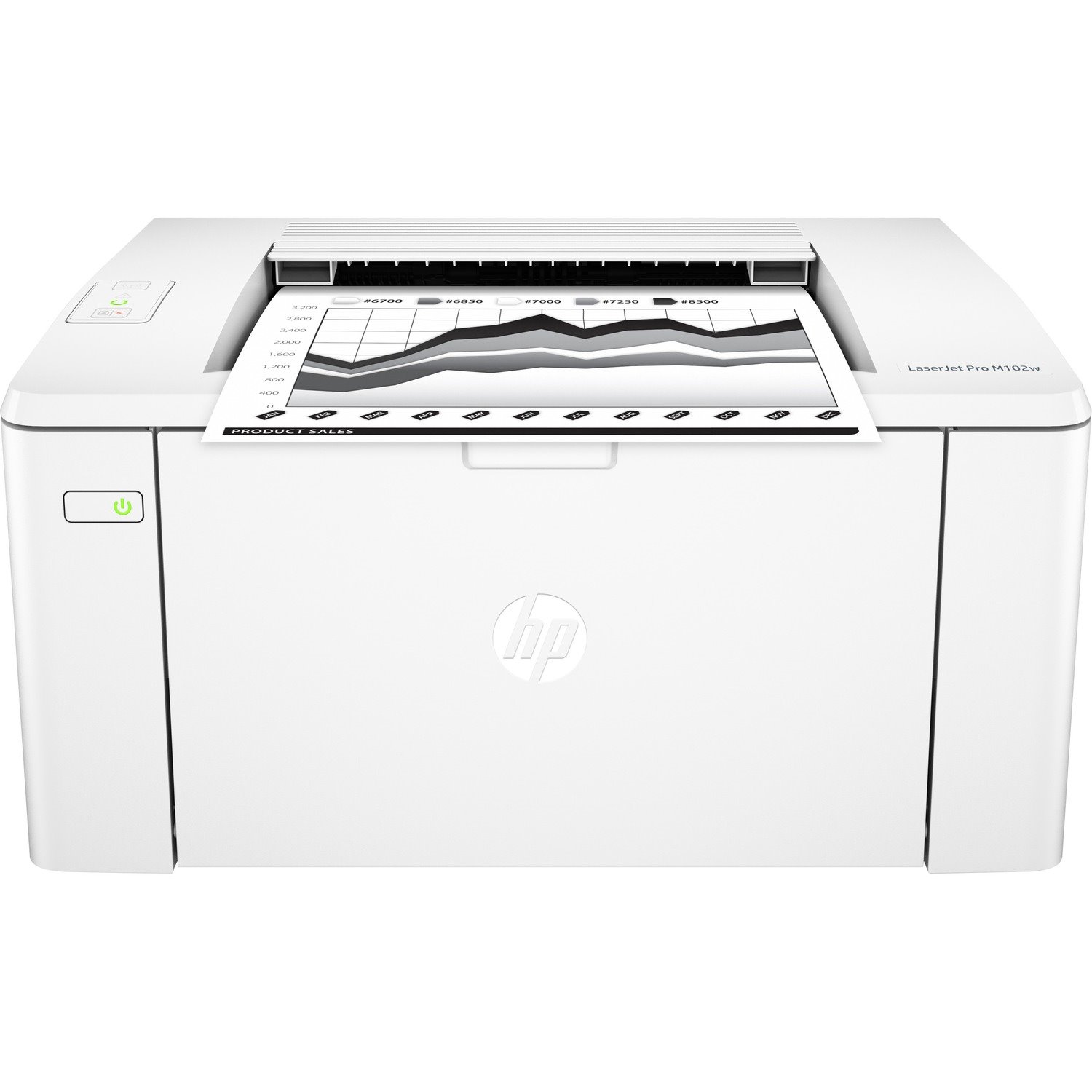 HP LaserJet Pro M102w Desktop Laser Printer - Monochrome