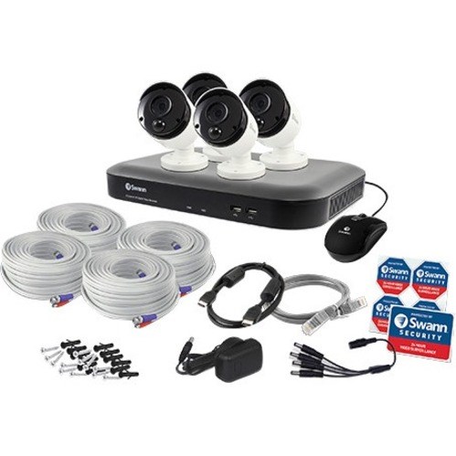 Swann SWDVK-855804 8 Channel Night Vision Wired Video Surveillance System 2 TB HDD