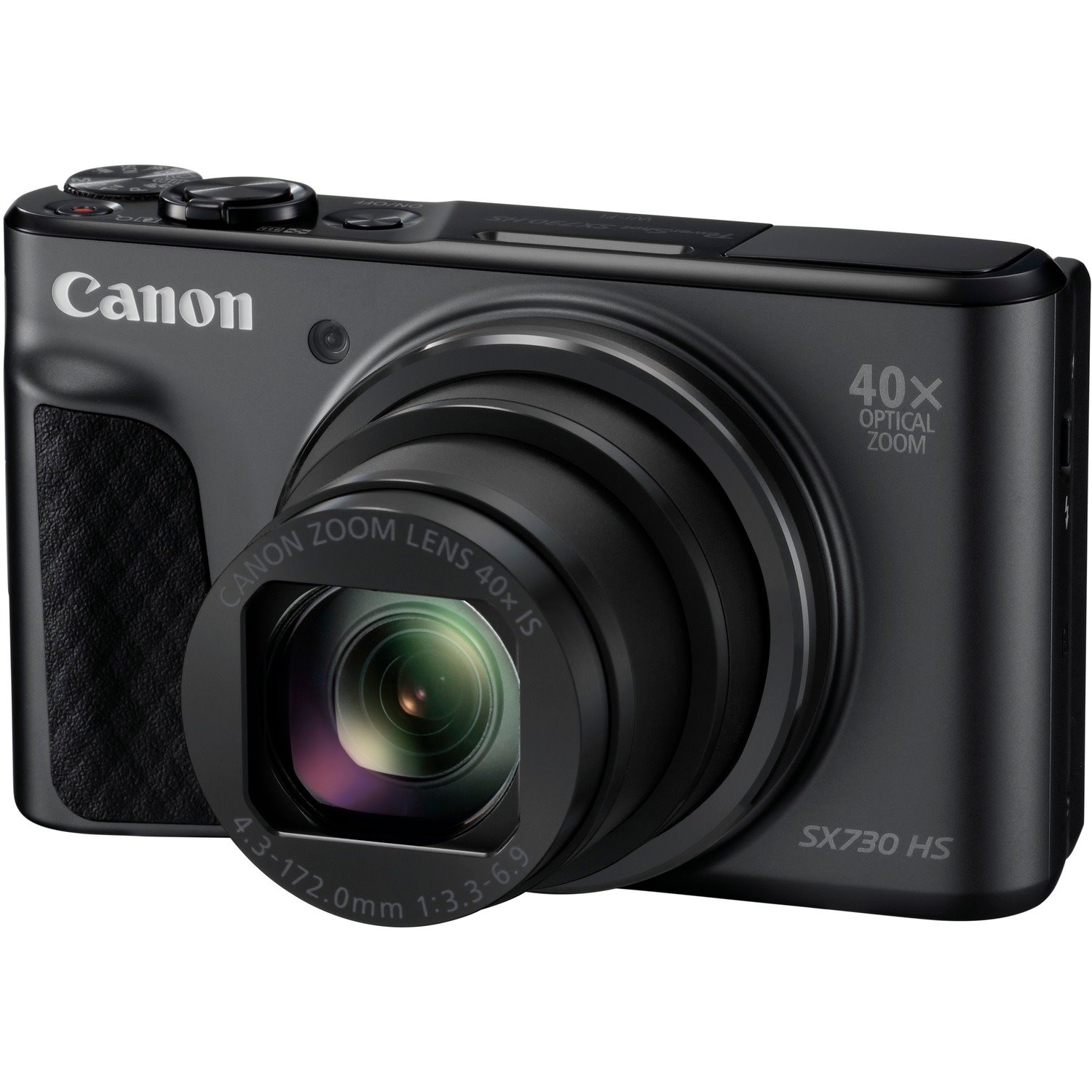 Canon PowerShot SX730 HS 20.3 Megapixel Compact Camera - Black