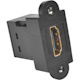Tripp Lite by Eaton HDMI All-in-One Keystone/Panel Mount Coupler (F/F), Black