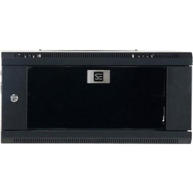 Serveredge 4U Wall Mountable Rack Cabinet for Server - Black